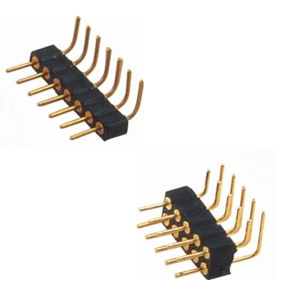 2.00mmMachined Pin single/Dual Row 90°